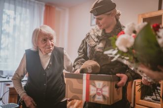 Fot. 2LBOT wizyta u kpt. M. Krasnodębskiej