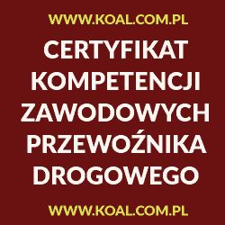 Certyfikat Kompetencji Zawodowych Przewoźnika Drogowego Lublin